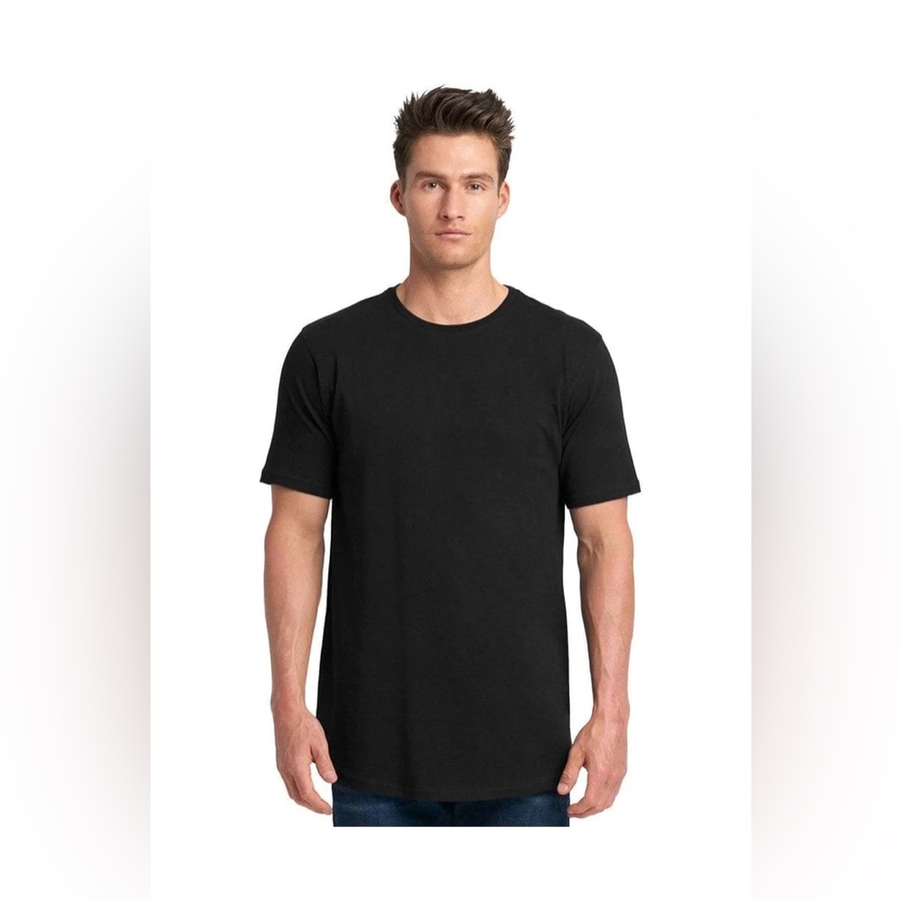 MENS Next Level Apparel Plain Black Tee!